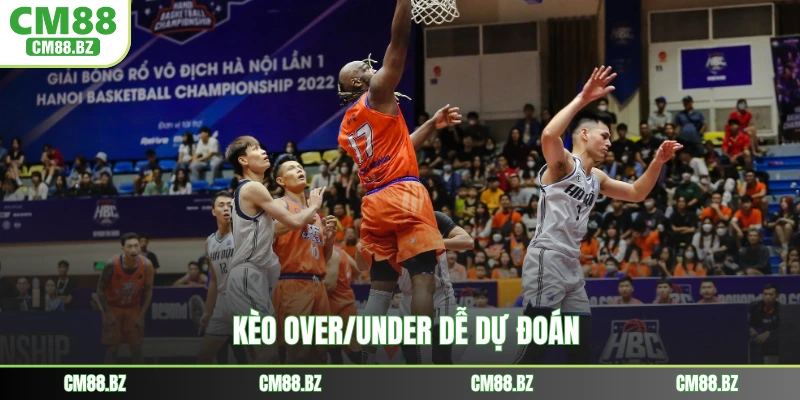 Kèo Over/Under dễ dự đoán