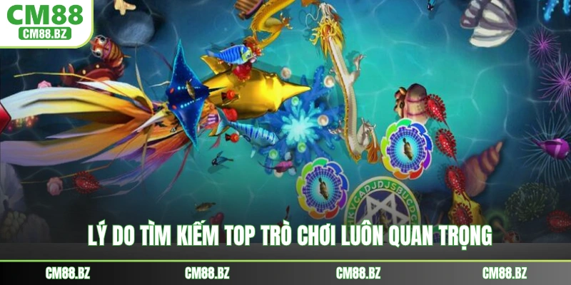 Lý do tìm kiếm top trò chơi luôn quan trọng